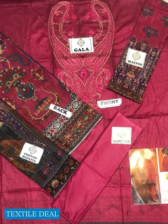 A One Maria b Mprint Master Replica Pakistani Dress material