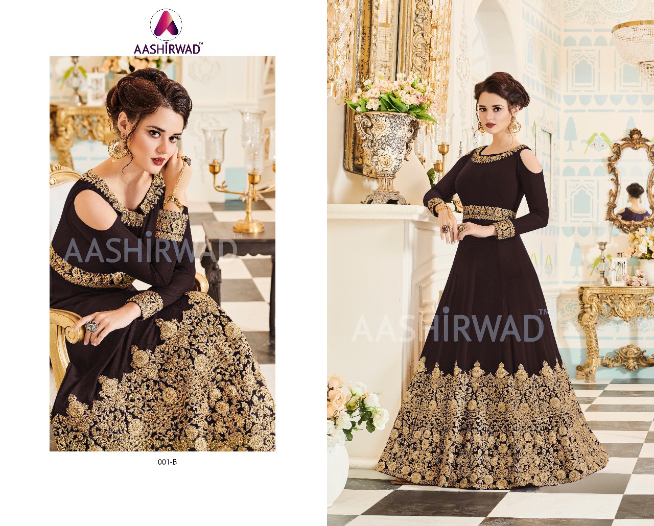 AASHIRVAD PRESENT PARTY WEAR SALWAR SUIT WHOLESALE IN INDIA