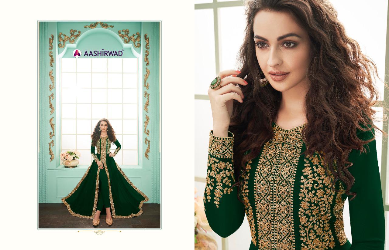 AASHIRWAD GULKAND ALMIRAH 7071-7075 SERIES DESIGNER LADIES SUITS