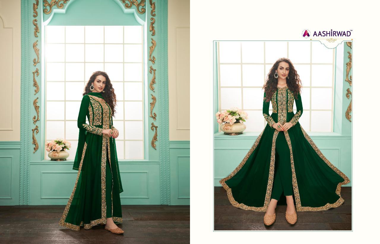 AASHIRWAD GULKAND ALMIRAH 7071-7075 SERIES DESIGNER LADIES SUITS
