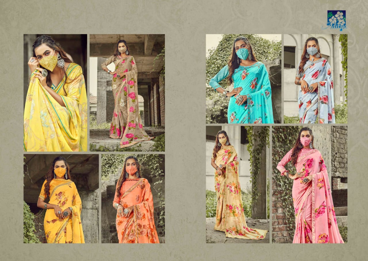 ADITYA APSARA GEORGETTE BEAUTIFUL SAREES