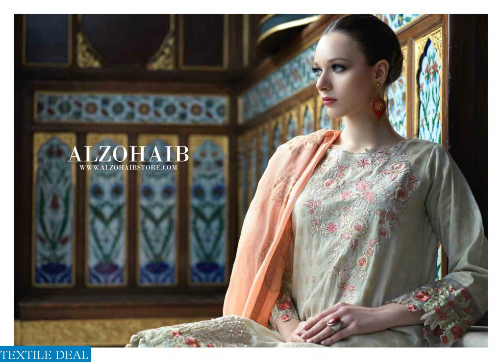 AL Zohaib Mahiymaan Eid Collection Shopping Pakistani Designer Dresses