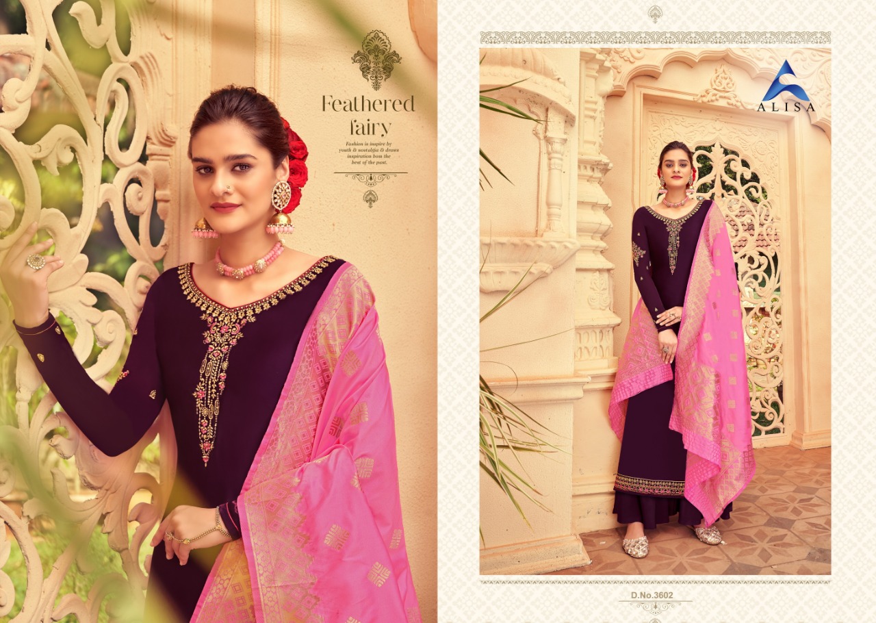 AMIRA VOL 10 BY ALISA SATIN GEORGETTE INDIAN SUITS ONLINE SHOPPING