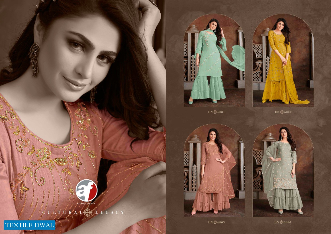 ANJU FAB SHEESHA DESIGNER READYMADE KURTI SHARARA WITH DUPATTA