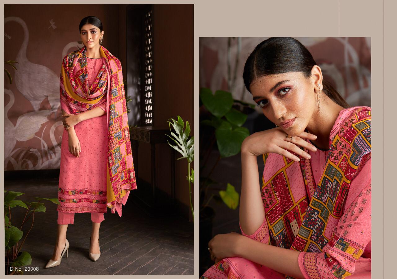 ANKIT TEXTILE AFRA VOL 20 PASHMINA DESIGNER PRINTED SIMPLE SOBAR SALWAR SUITS