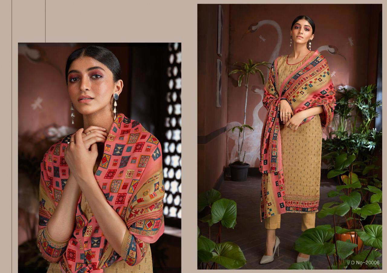 ANKIT TEXTILE AFRA VOL 20 PASHMINA DESIGNER PRINTED SIMPLE SOBAR SALWAR SUITS