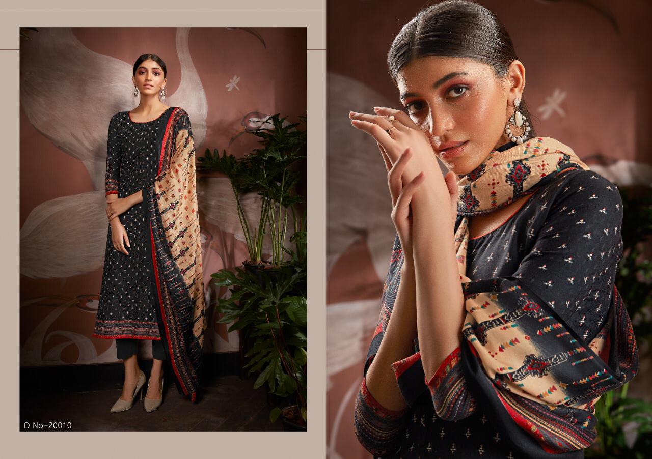 ANKIT TEXTILE AFRA VOL 20 PASHMINA DESIGNER PRINTED SIMPLE SOBAR SALWAR SUITS
