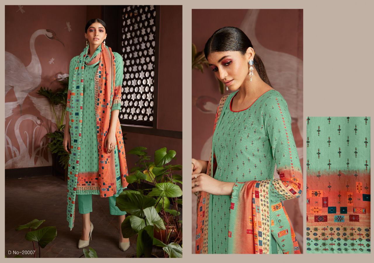 ANKIT TEXTILE AFRA VOL 20 PASHMINA DESIGNER PRINTED SIMPLE SOBAR SALWAR SUITS