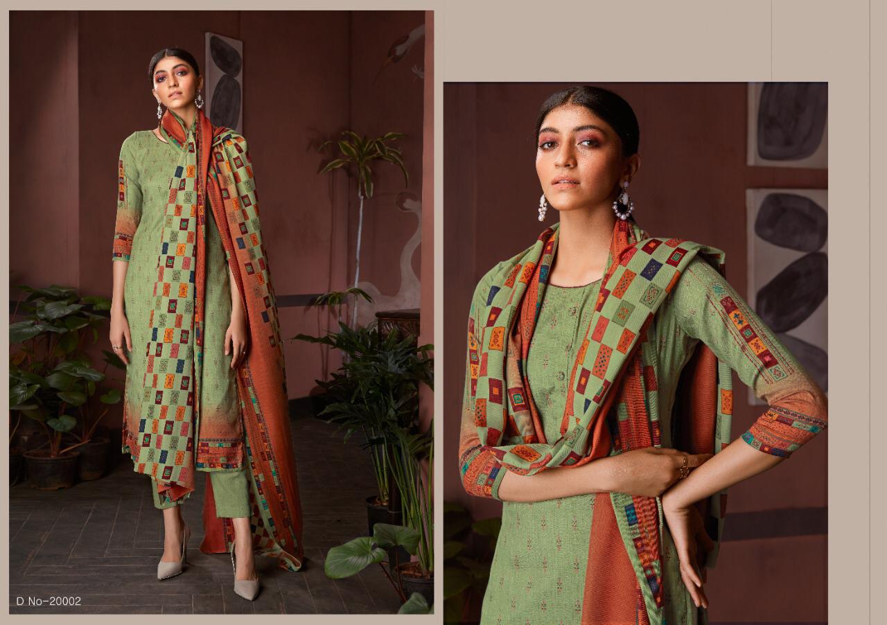 ANKIT TEXTILE AFRA VOL 20 PASHMINA DESIGNER PRINTED SIMPLE SOBAR SALWAR SUITS