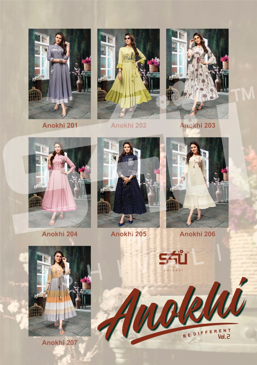 ANOKHI VOL 2 BY S4U ETHNIC CLASSY LOOK DESIGNER GOWN COLLECTION BY SHIVALI