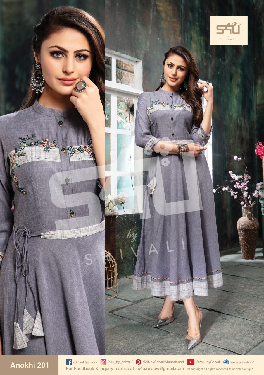 ANOKHI VOL 2 BY S4U ETHNIC CLASSY LOOK DESIGNER GOWN COLLECTION BY SHIVALI