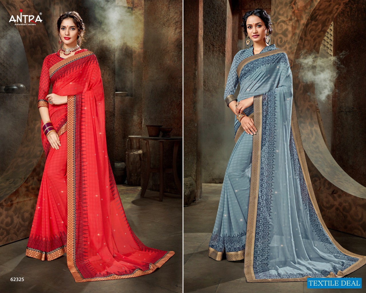 ANTRA SAKHI SAHELI FANCY FABRICS DESIGNER SAREES