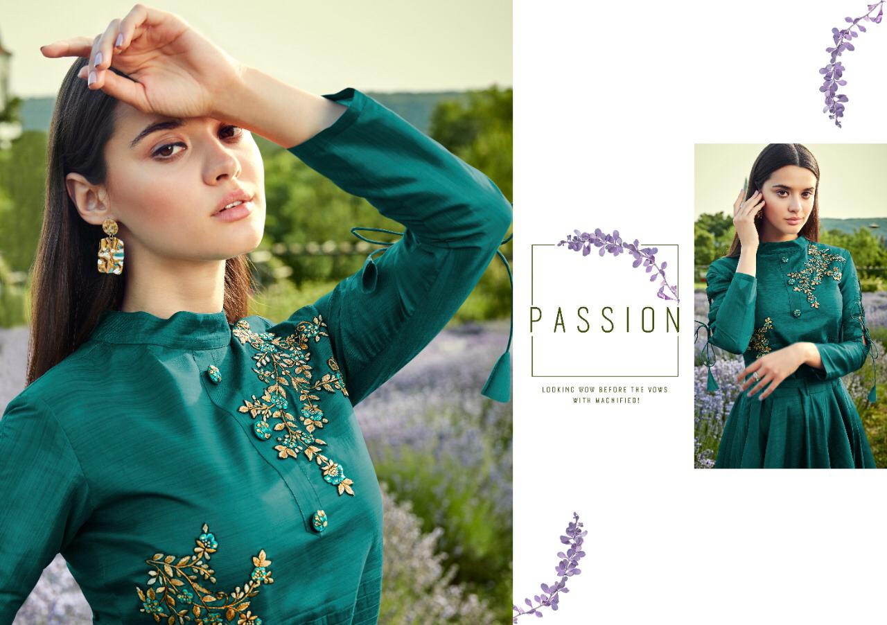 ARIHANT FIZA SILK COTTON FANCY LONG GOWN COLLECTION