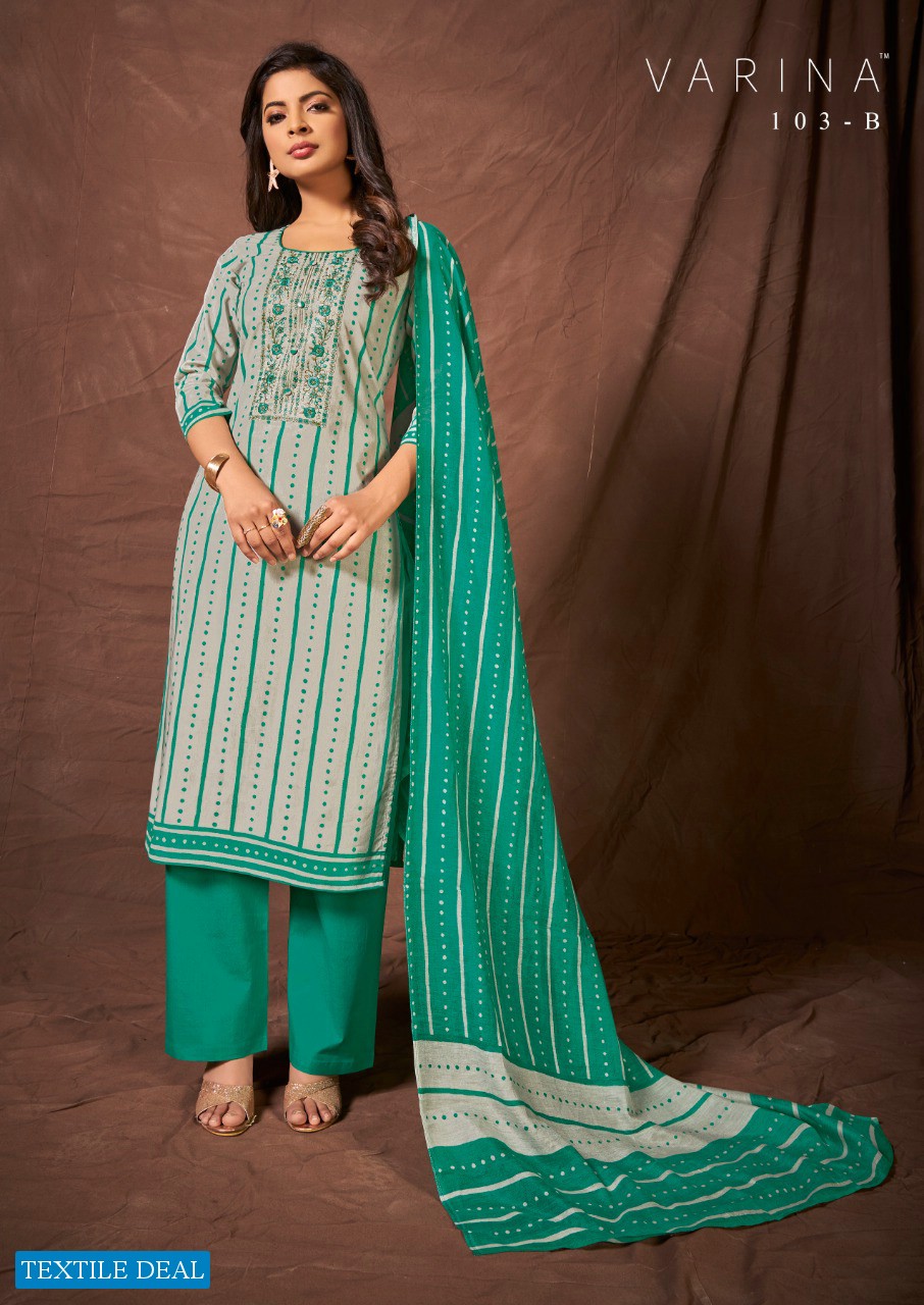 ASINA BY VARINA OMTEX LAWN COTTON SUMMER WEAR LADIES SALWAR KAMEEZ