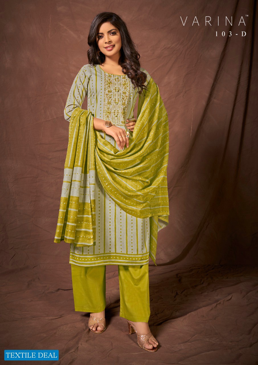 ASINA BY VARINA OMTEX LAWN COTTON SUMMER WEAR LADIES SALWAR KAMEEZ