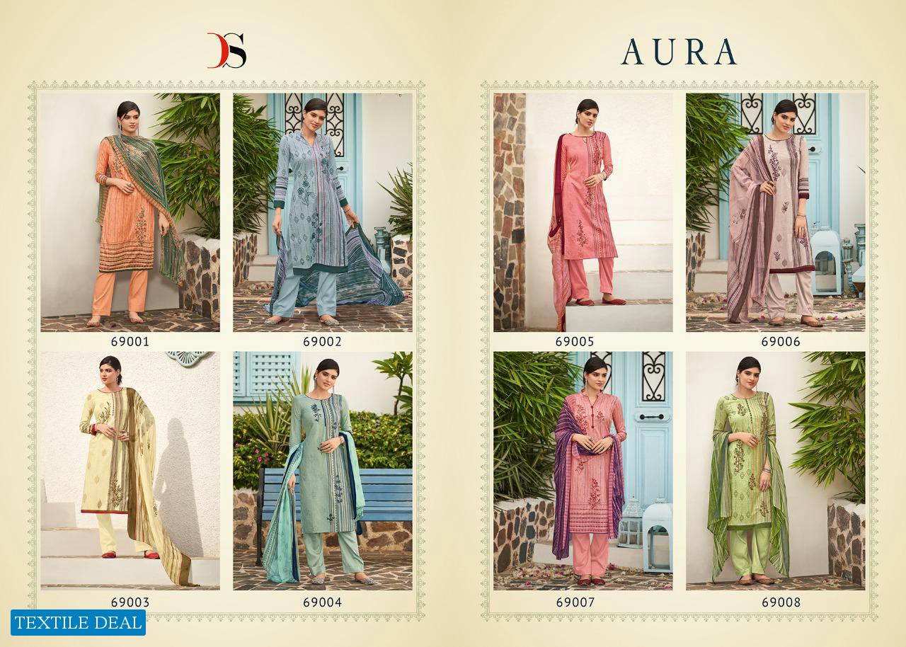 AURA BY DEEPSY SUITS COTTON HEAVY EMBROIDERY SALWAR SUIT BEST QUALITY