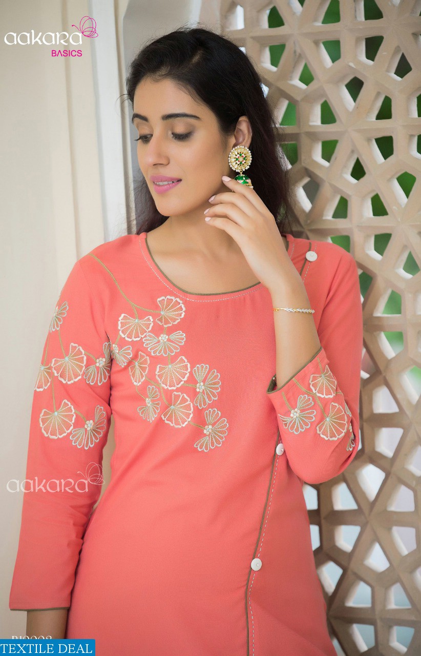 Aakara Basics Vol-10 Wholesaler And Dealer Long Kurtis