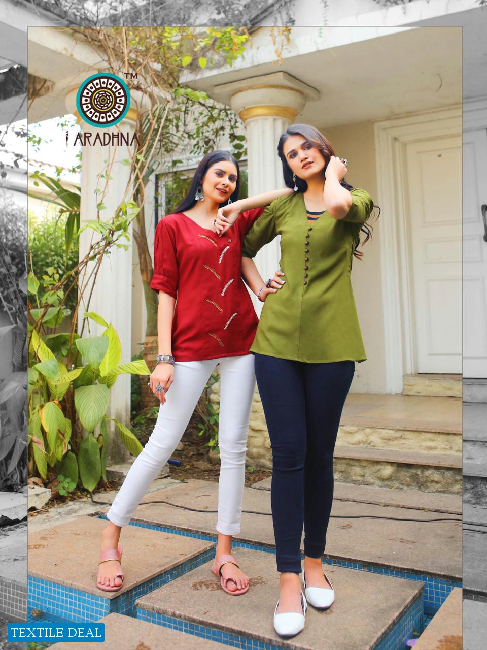 Aaradhna Classic Vol-6 Wholesale Full Stitch Reyon Kurtis