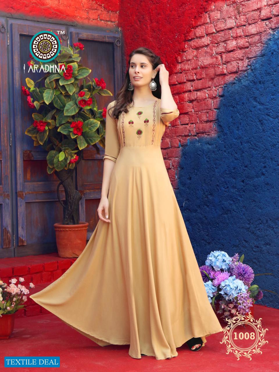 Aaradhna Fashion Fabulous Vol-1 Wholesale Long Gown Catalog