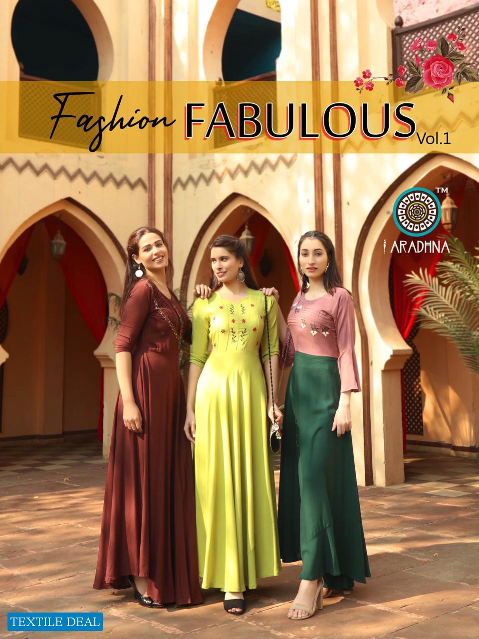 Aaradhna Fashion Fabulous Vol-1 Wholesale Long Gown Catalog