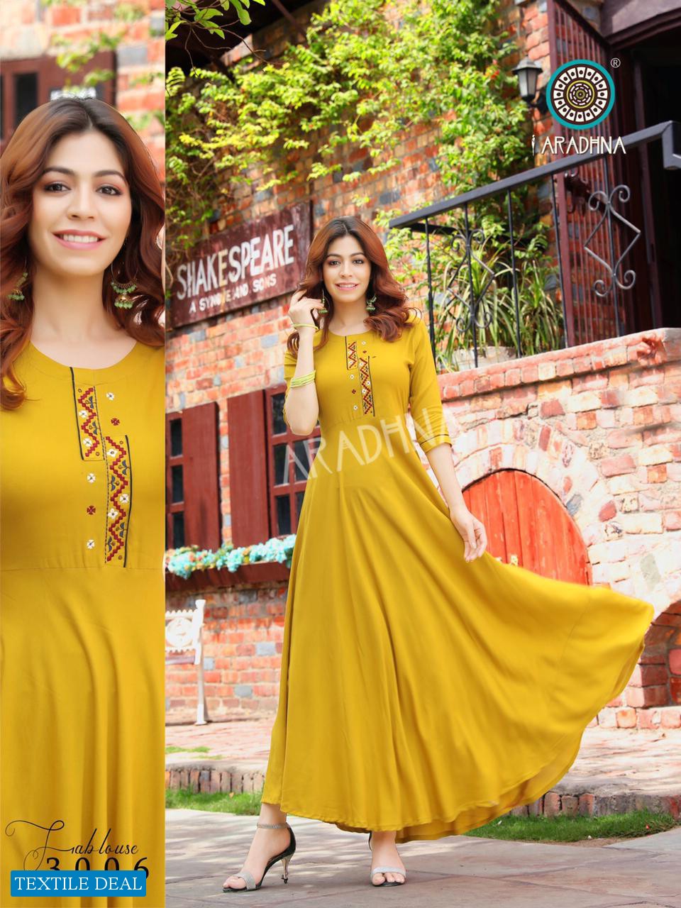 Aaradhna Fashion Fabulous Vol-3 Wholesale Long Gown Catalog