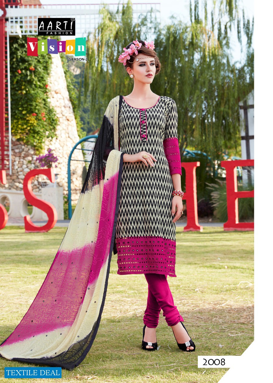 Aarti Vision Wholesale Printed Dress Material