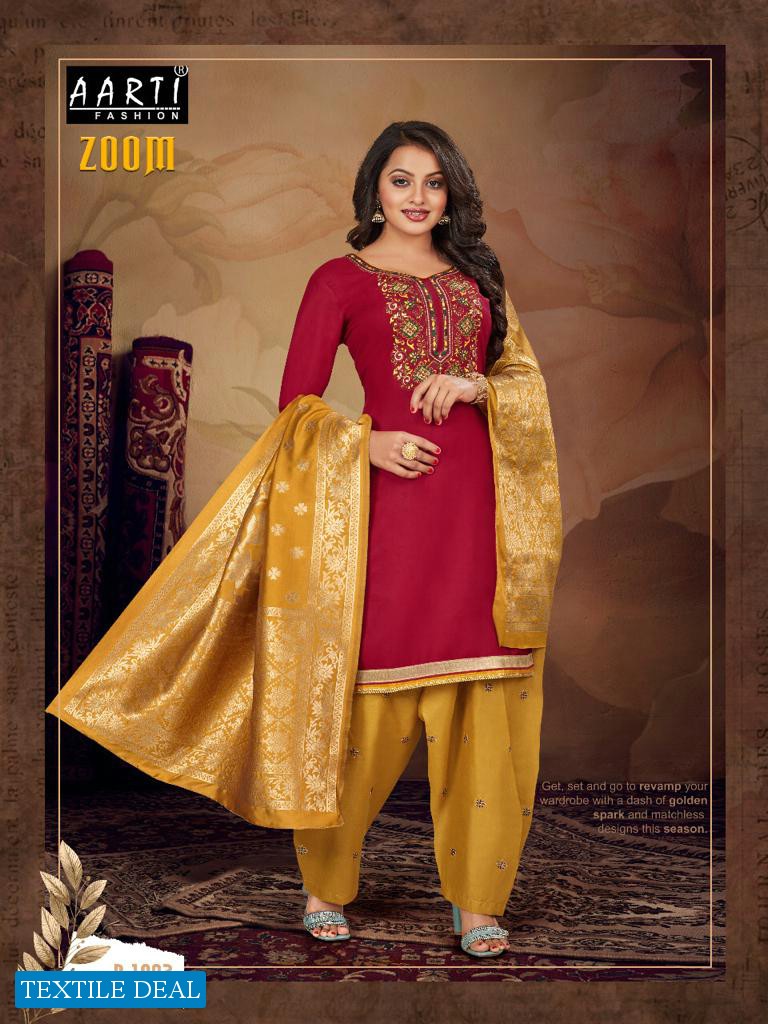 Aarti Zoom Wholesale Reyon Cotton Full Stitched Dress