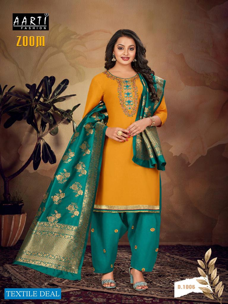 Aarti Zoom Wholesale Reyon Cotton Full Stitched Dress