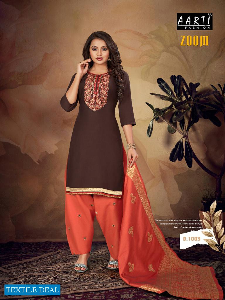 Aarti Zoom Wholesale Reyon Cotton Full Stitched Dress