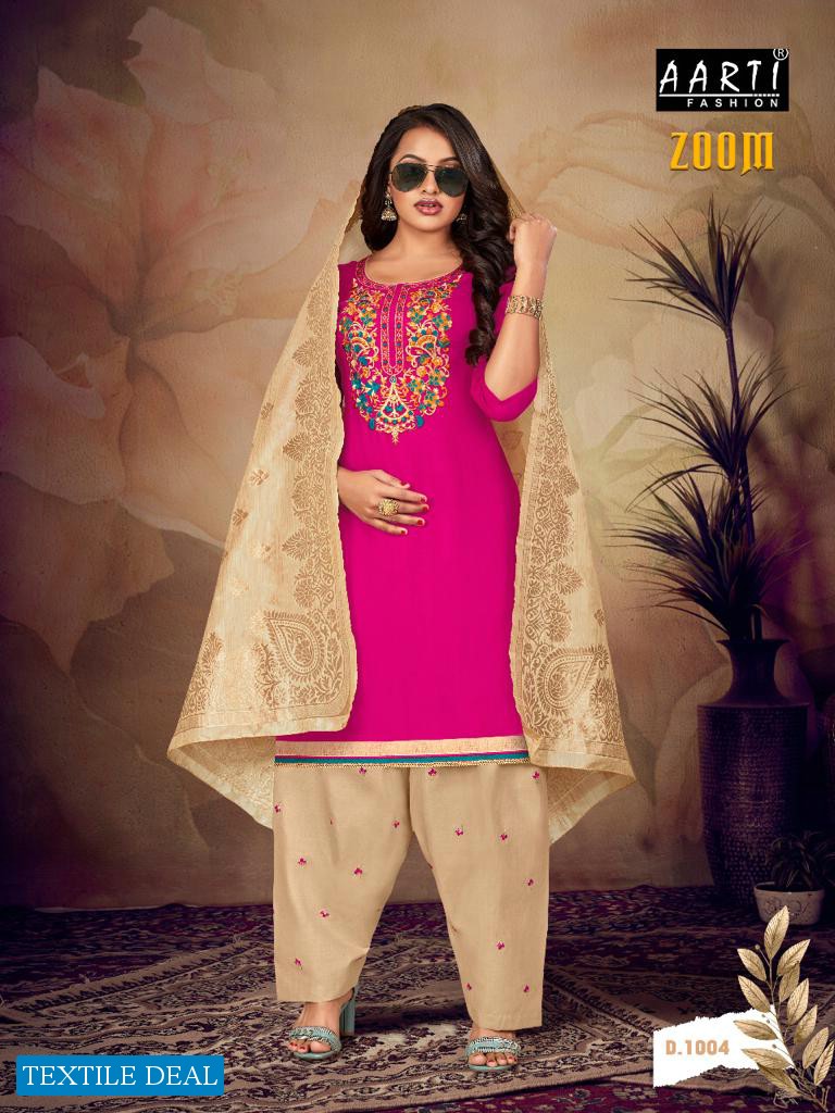 Aarti Zoom Wholesale Reyon Cotton Full Stitched Dress