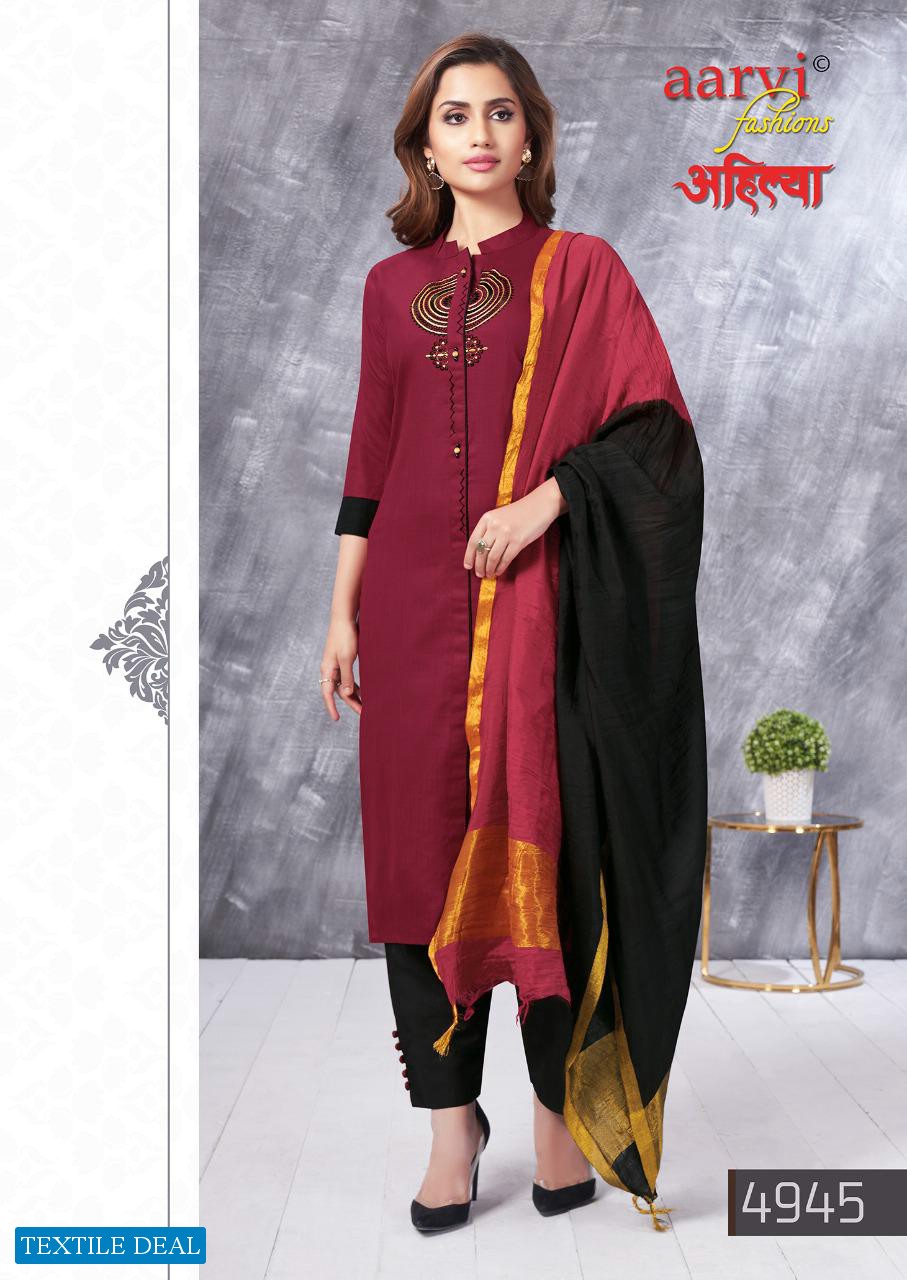 Aarvi Ahiilya Vol-1 Wholesale Readymade Dress