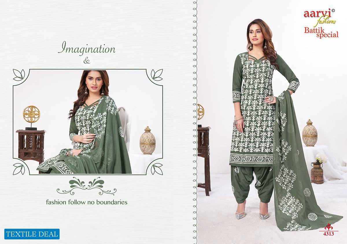 Aarvi Batik Special Vol-14 Wholesale printed Dress Material