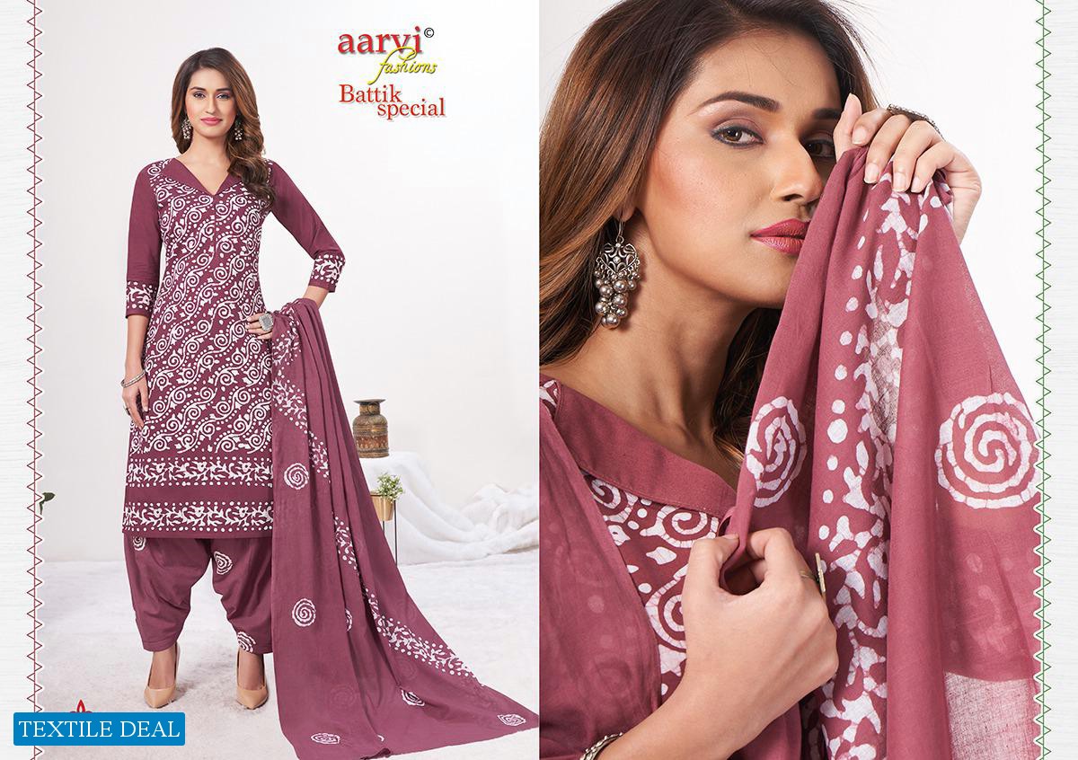 Aarvi Batik Special Vol-14 Wholesale printed Dress Material