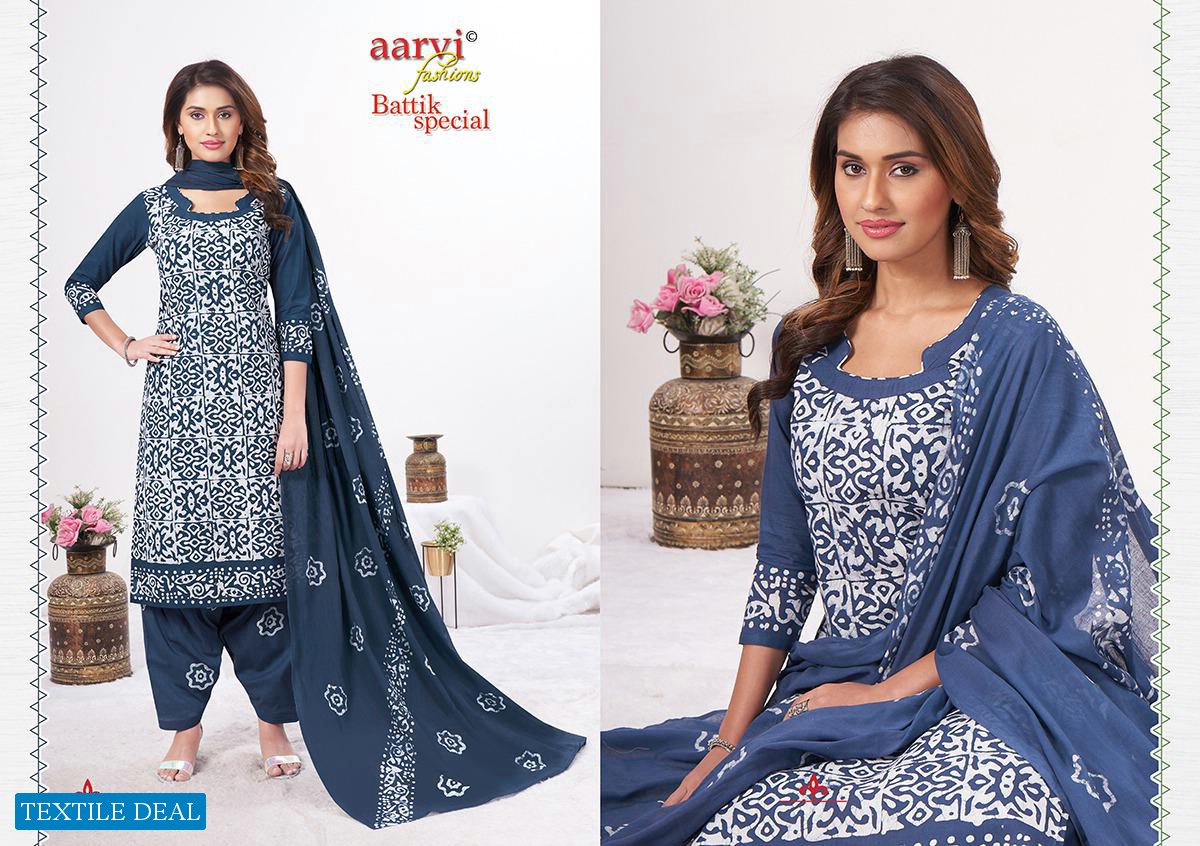 Aarvi Batik Special Vol-14 Wholesale printed Dress Material