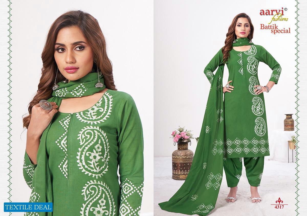 Aarvi Batik Special Vol-14 Wholesale printed Dress Material