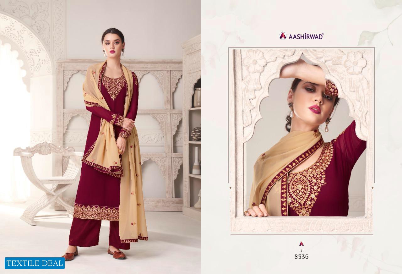 Aashirwad Maria Wholesale Straight Long Salwar Kameez