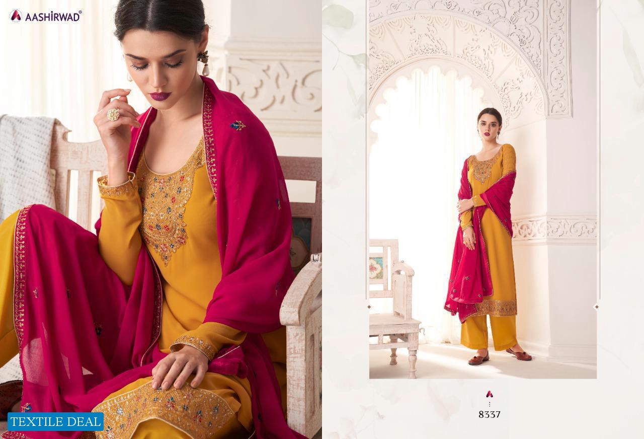 Aashirwad Maria Wholesale Straight Long Salwar Kameez