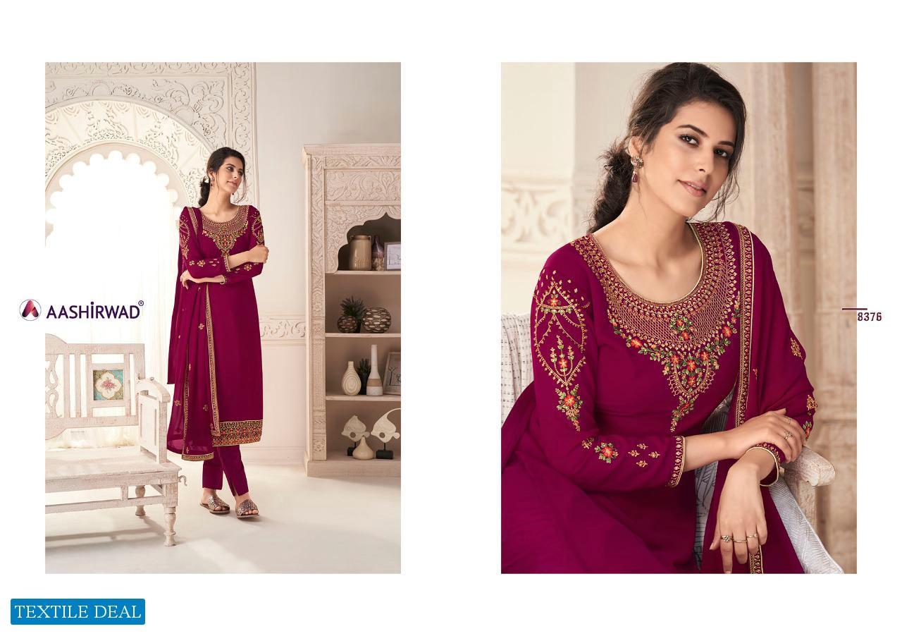 Aashirwad Nargis Wholesale Straight Salwar Kameez