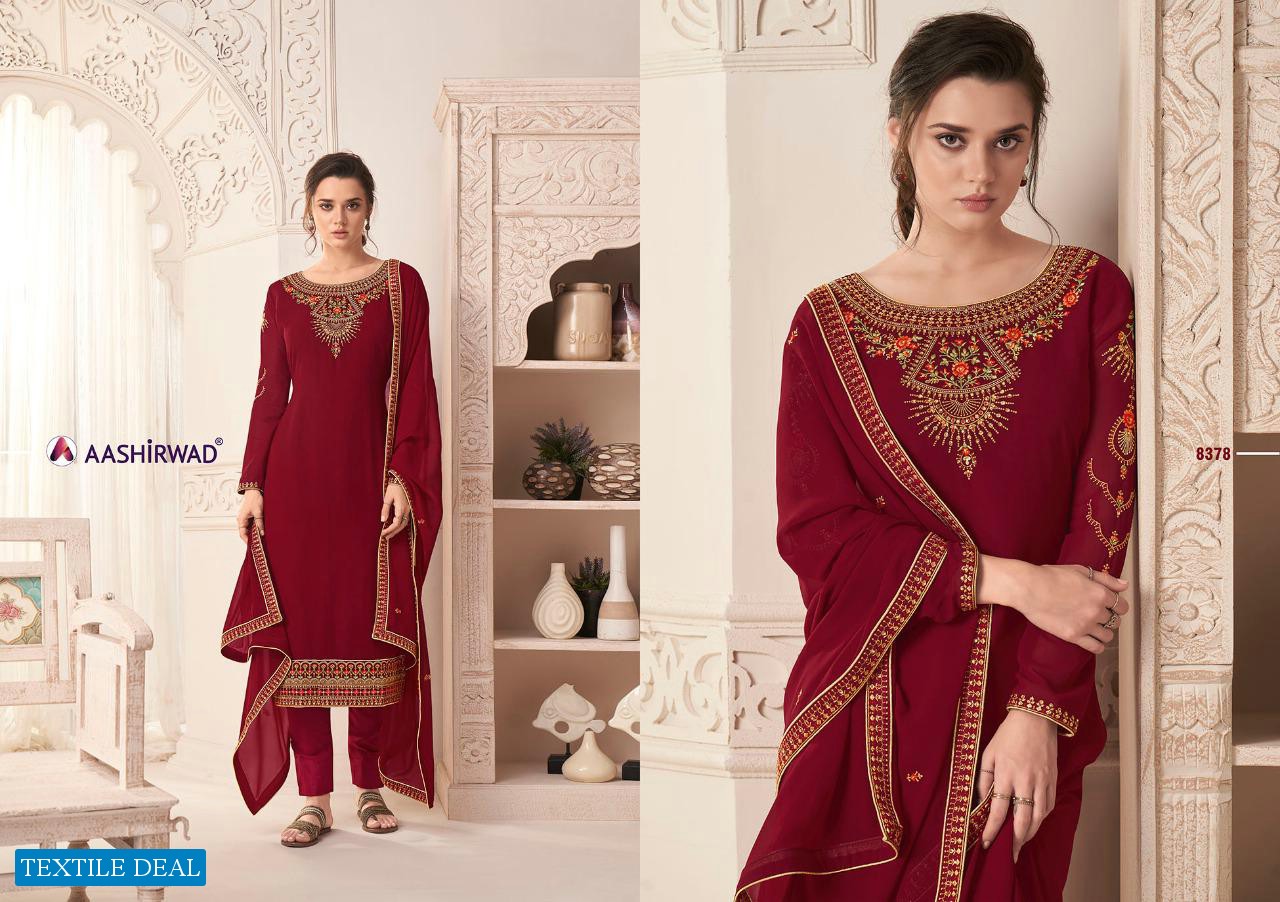 Aashirwad Nargis Wholesale Straight Salwar Kameez