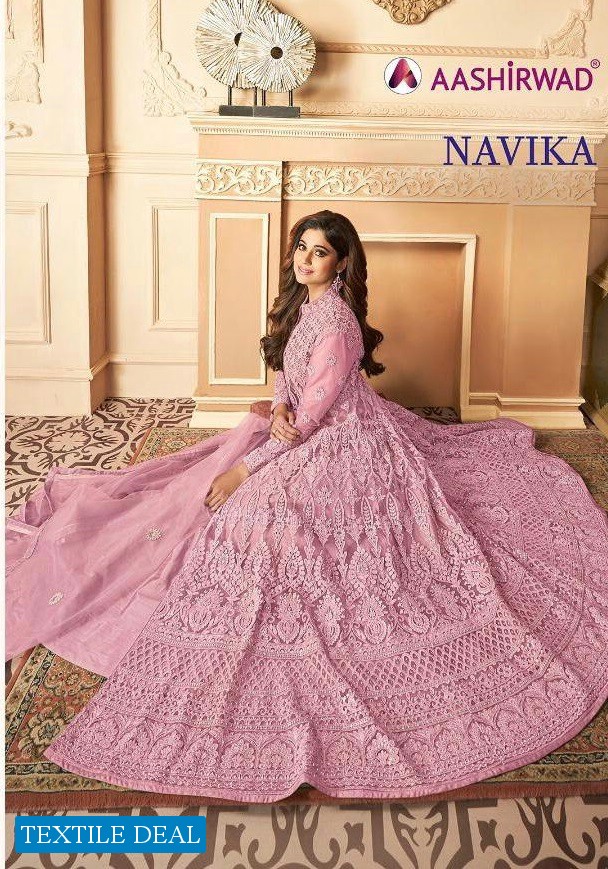 Aashirwad Navika Wholesale Designer Anarkali Salwar Kameez