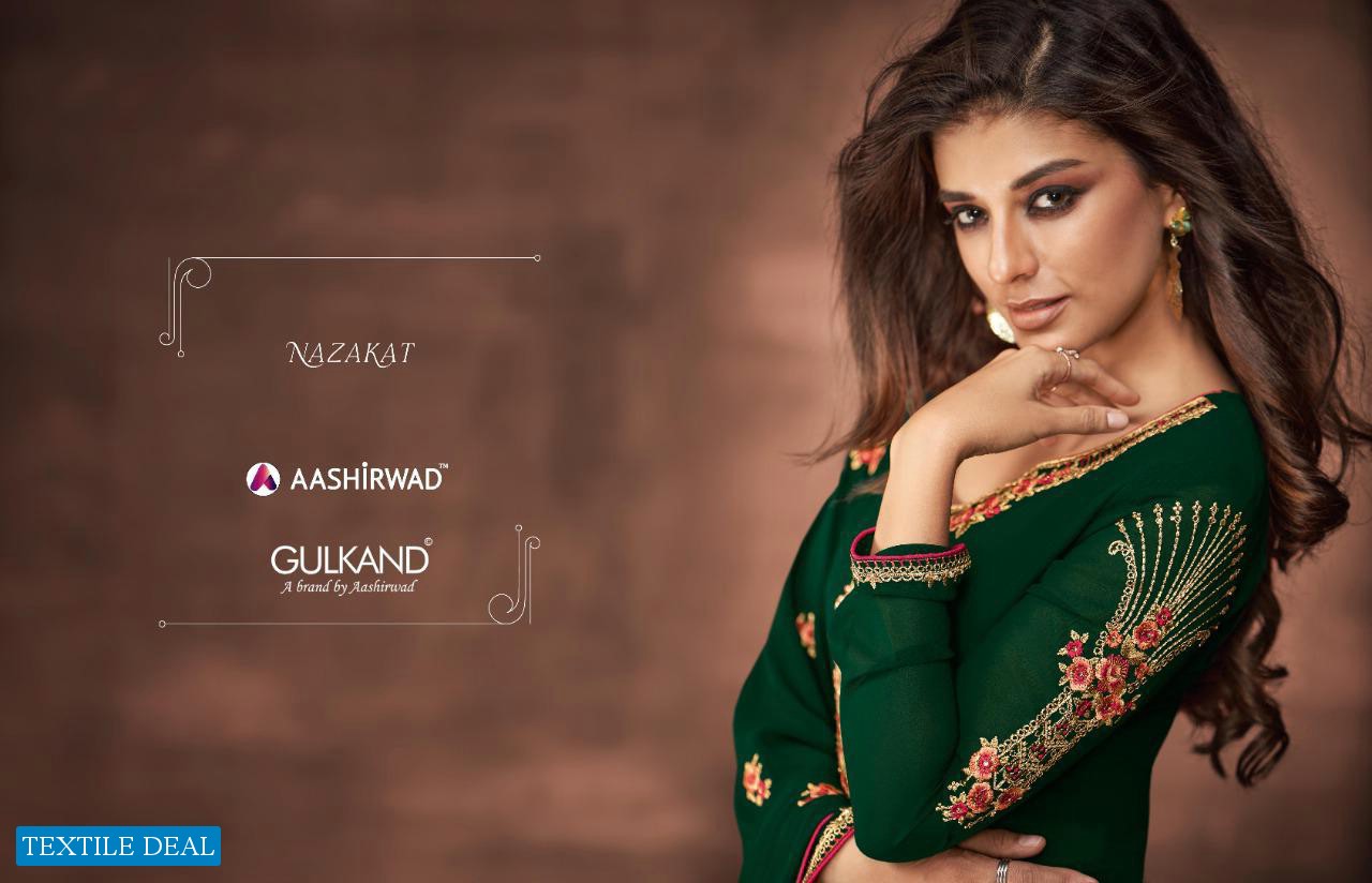Aashirwad Nazakat Wholesale Straight Long Salwar Suits