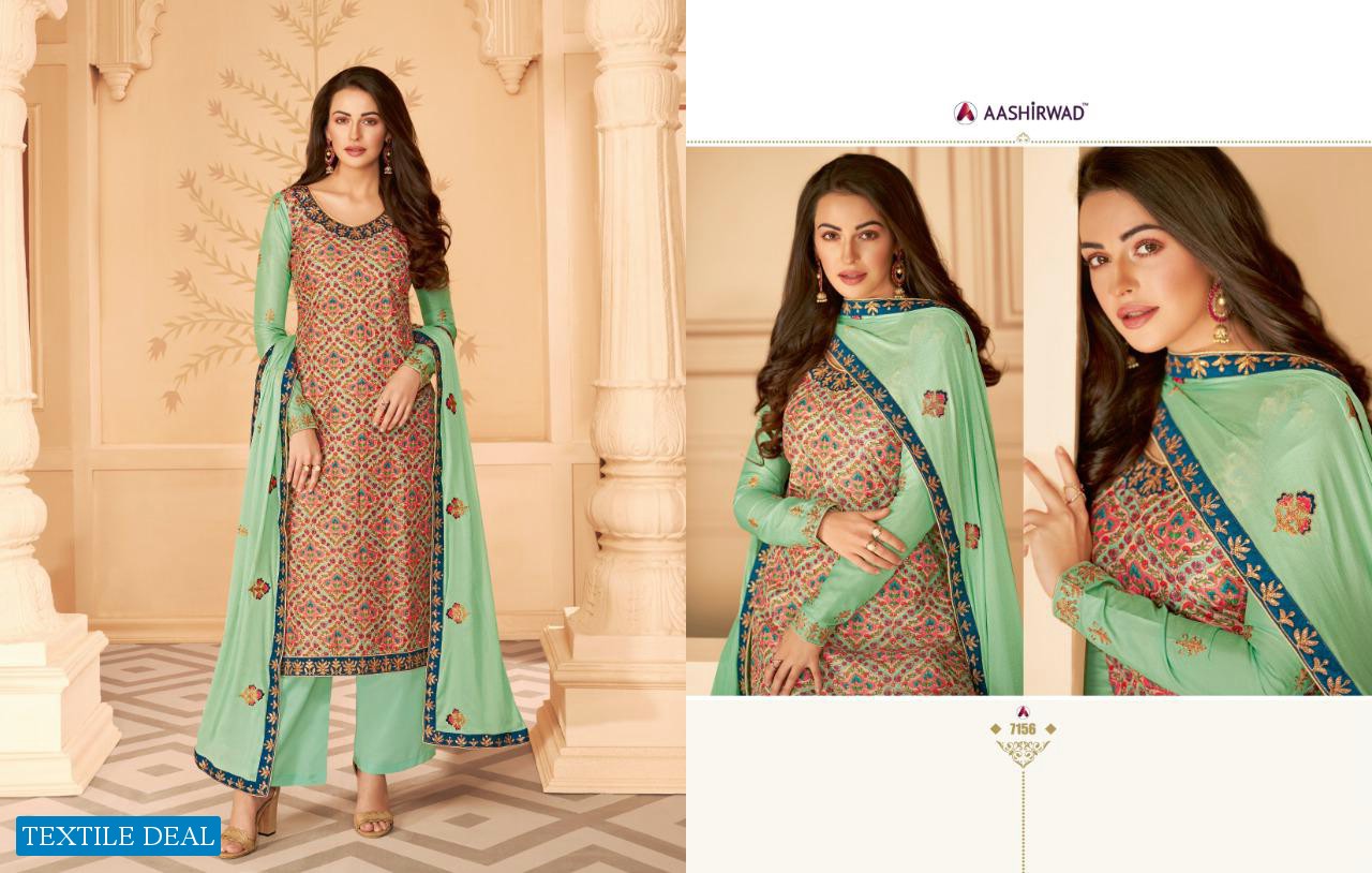 Aashirwad Sakhi Wholesale Shopping Straight Salwar Kameez