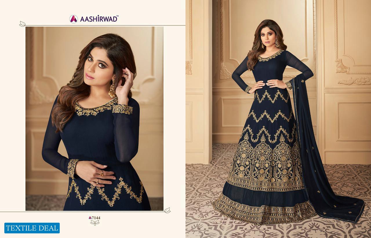 Aashirwad Tahira Wholesale Designer Anarkali Salwar Kameez
