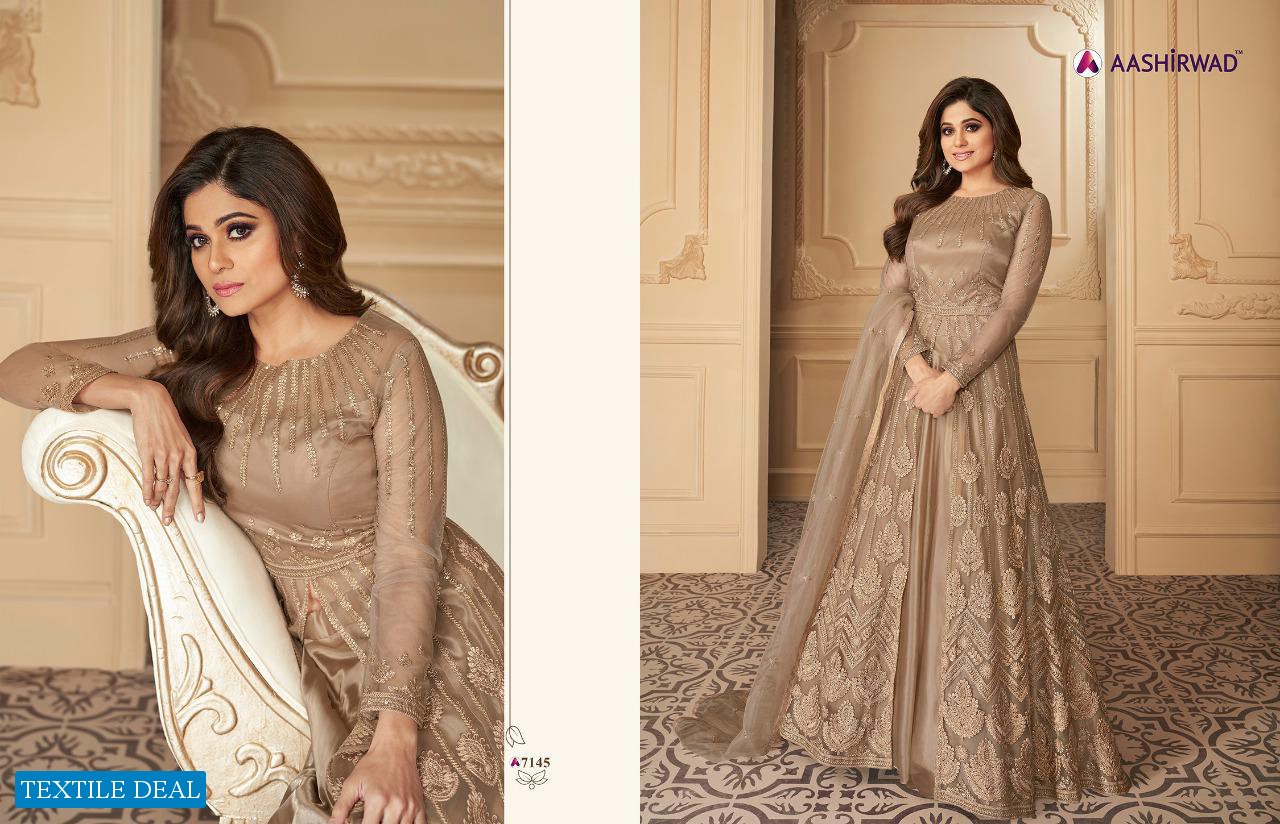 Aashirwad Tahira Wholesale Designer Anarkali Salwar Kameez