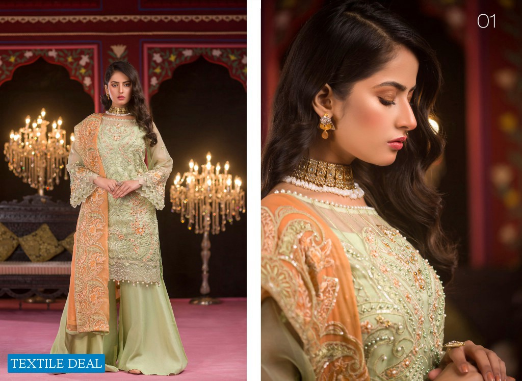 Adan Libas Crystal Wholesale Shopping Branded Pakistani Salwar Kameez