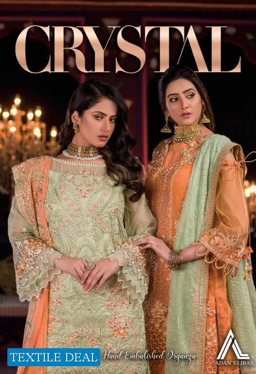 Adan Libas Crystal Wholesale Shopping Branded Pakistani Salwar Kameez