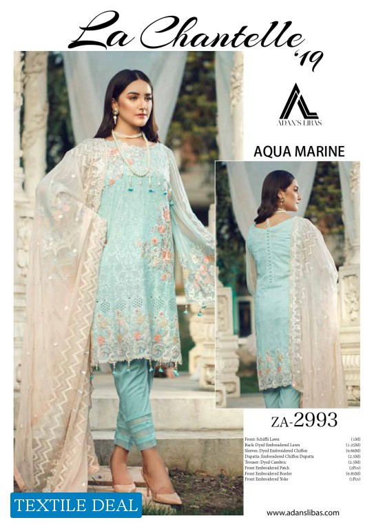 Adan Libas La Chantelle Wholesale Shopping Branded Pakistani dress