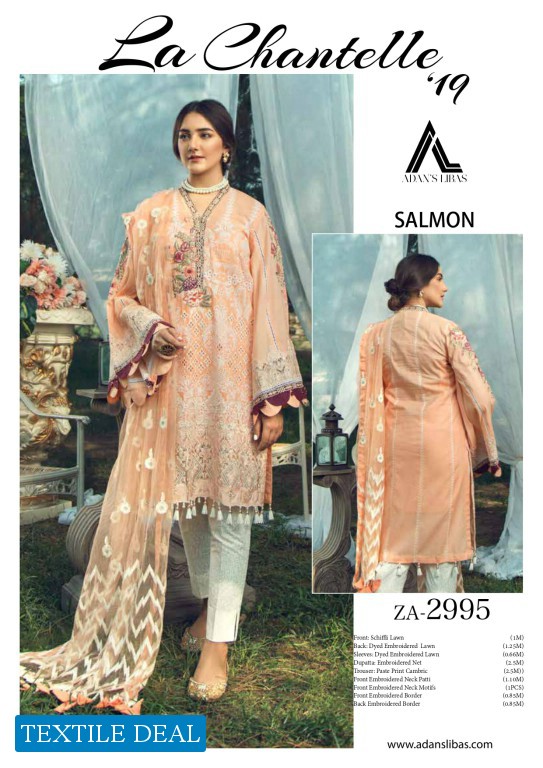 Adan Libas La Chantelle Wholesale Shopping Branded Pakistani dress