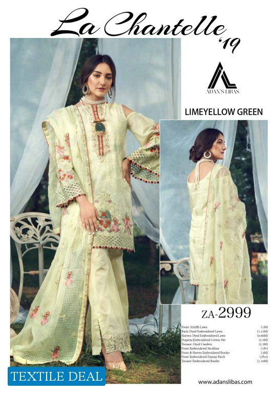Adan Libas La Chantelle Wholesale Shopping Branded Pakistani dress