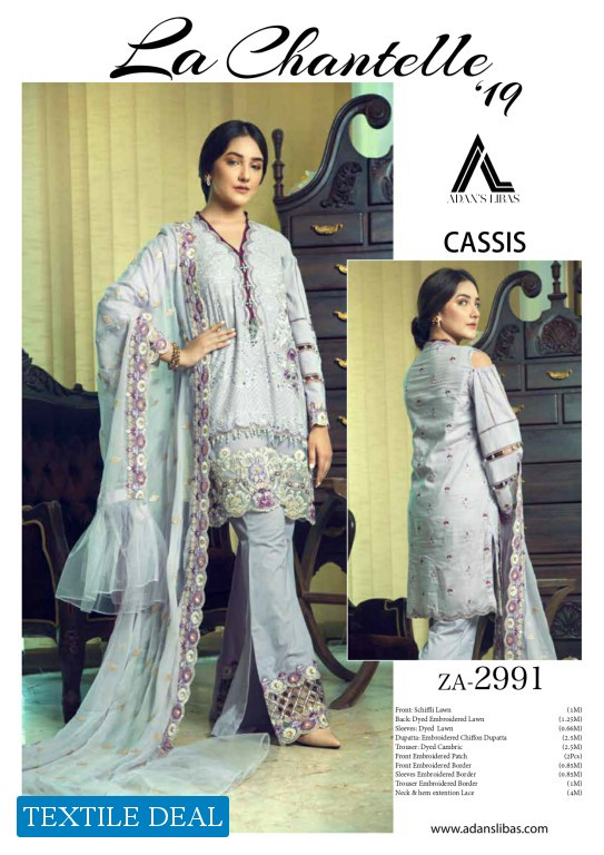 Adan Libas La Chantelle Wholesale Shopping Branded Pakistani dress